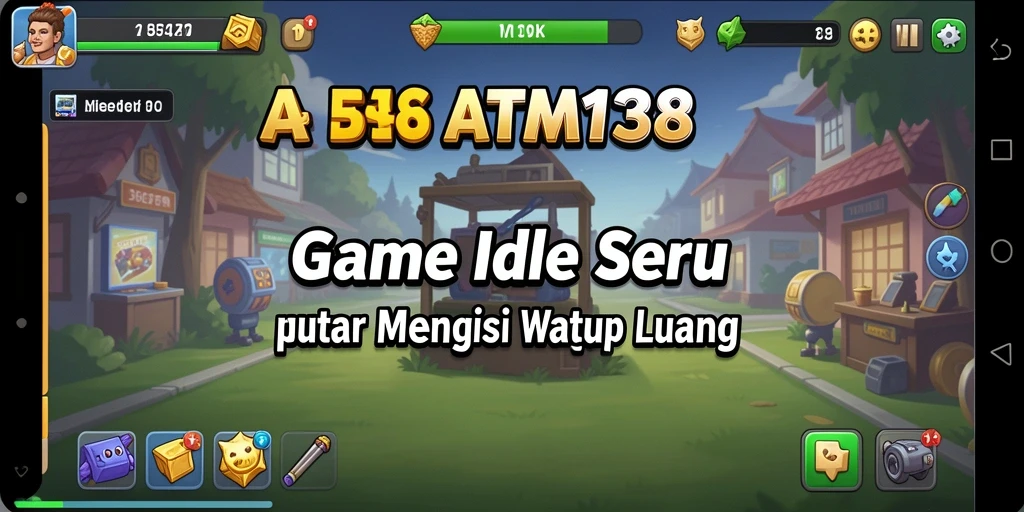 Screenshot ATM138 menampilkan serunya gameplay Idle yang menarik.