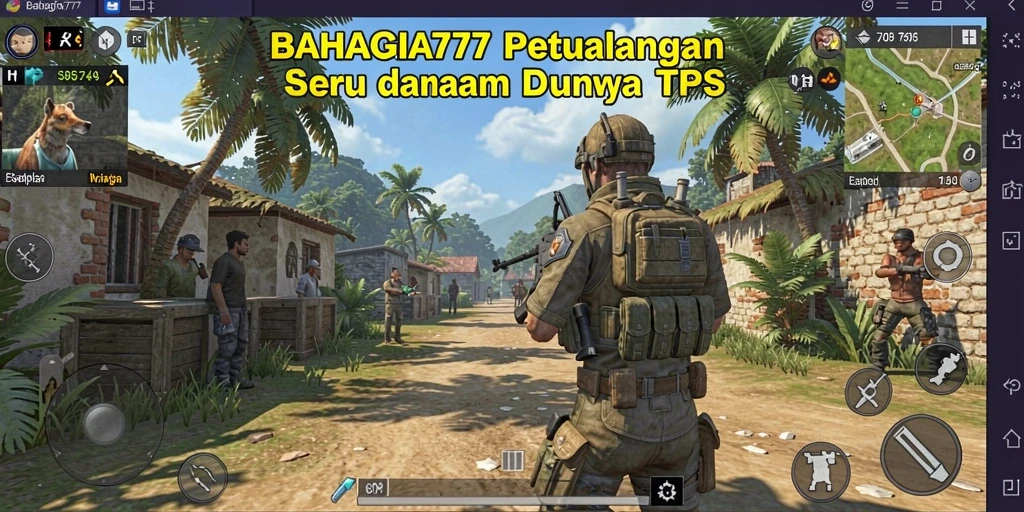 Tampilan gameplay seru dan menantang di BAHAGIA777.