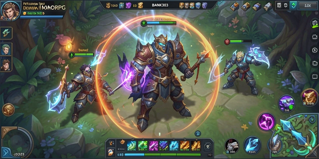 Tampilan menakjubkan dari gameplay MMORPG BANK303.