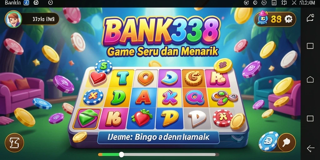 Tampilan grafik menarik dari gameplay Bingo BANK338.