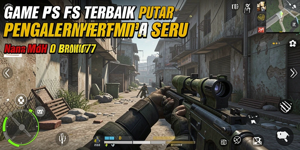 Gameplay seru BROMO77 dengan aksi tembak-menembak yang intens.