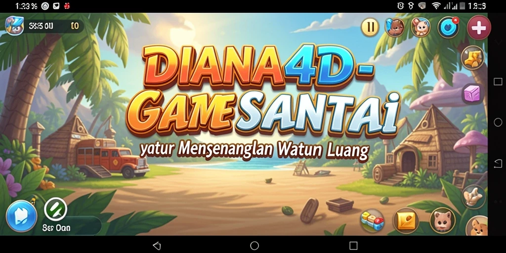 Tampilan gameplay seru dan interaktif DIANA4D.