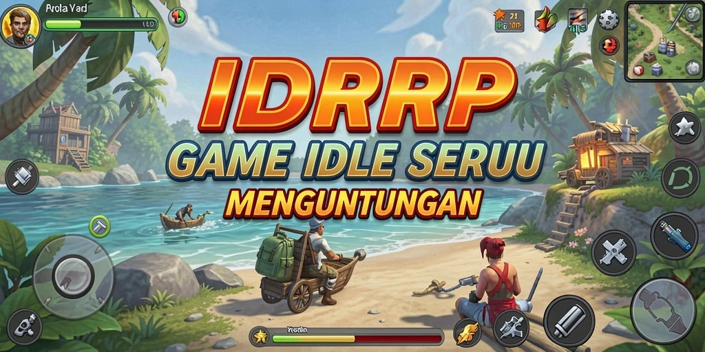 Tampilan gameplay IDRRP yang menarik dengan elemen Idle.