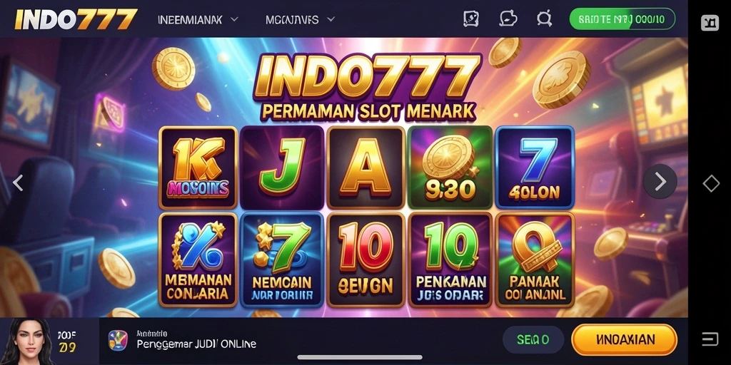 Tangkapan layar gameplay INDO777 yang menarik dan penuh warna.