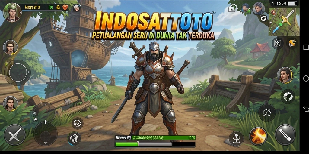 Tangkapan layar gameplay yang menampilkan petualangan seru di INDOSATTOTO.