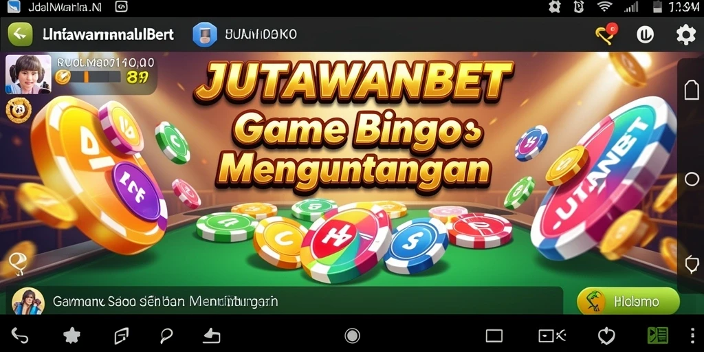 Tampilan gameplay menarik dari JUTAWANBET Bingo.