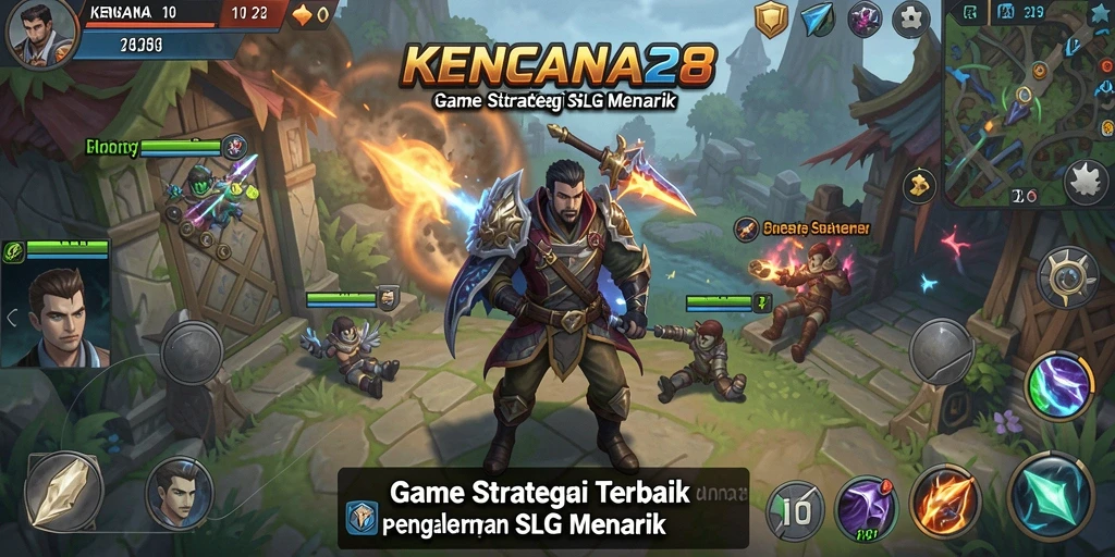 Screenshot gameplay KENCANA28 menampilkan momen epic dalam pertempuran SLG.