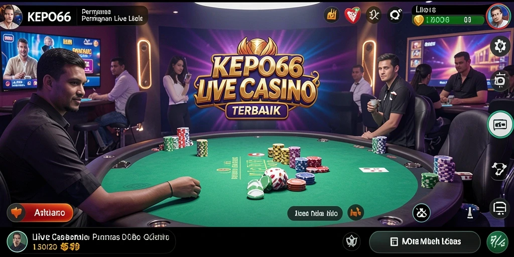 Tampilan menarik dalam permainan Live Casino di KEPO66.