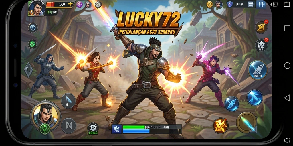 Gameplay seru dan mendebarkan di LUCKY72.