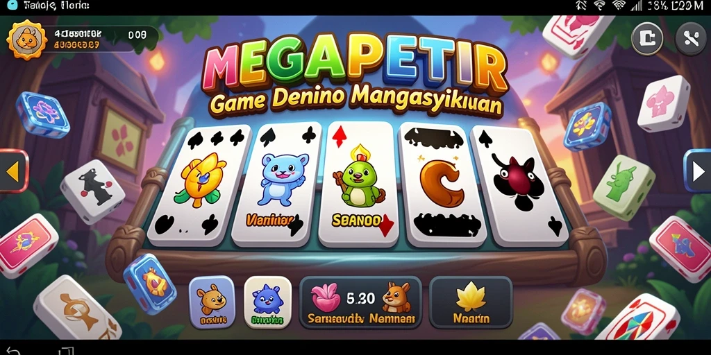 Tampilan gameplay Domino yang seru dalam MEGAPETIR.