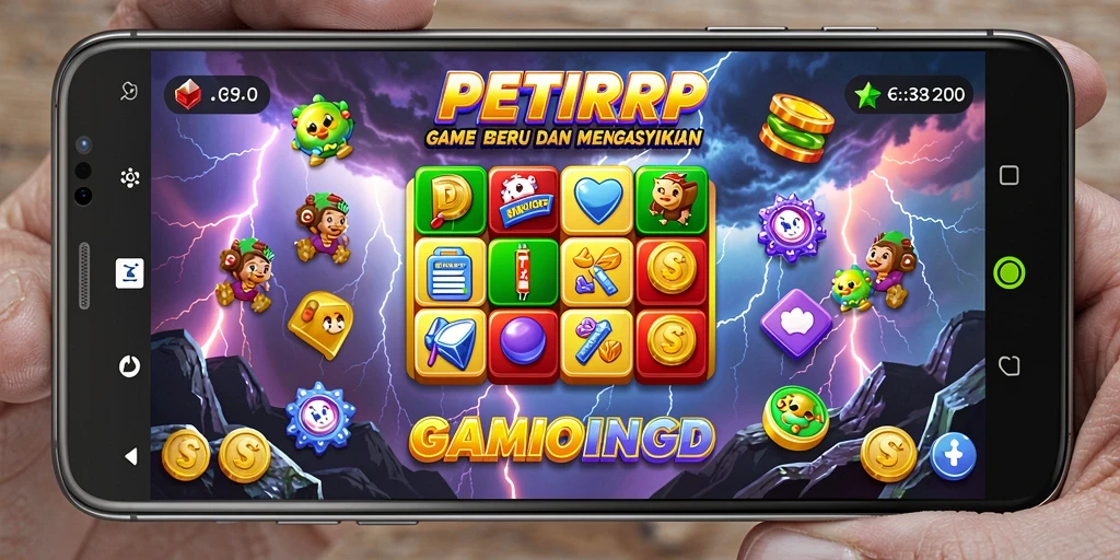 Screenshot gameplay PETIRRP menampilkan suasana permainan Bingo yang seru.