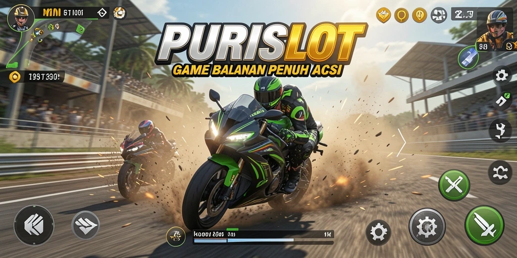 Pengalaman balapan motor yang mendebarkan dan seru.