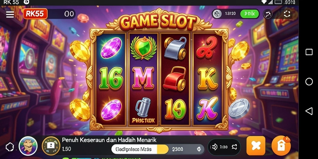 Tampilan gameplay Slot yang seru dan penuh warna.