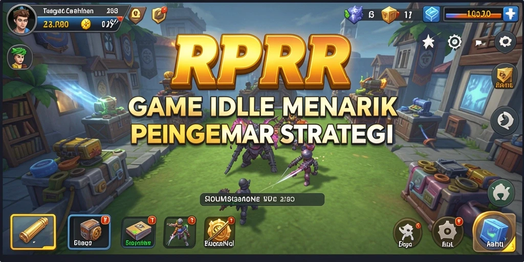 Screenshot gameplay RPRR menampilkan aksi seru dalam mekanisme Idle.