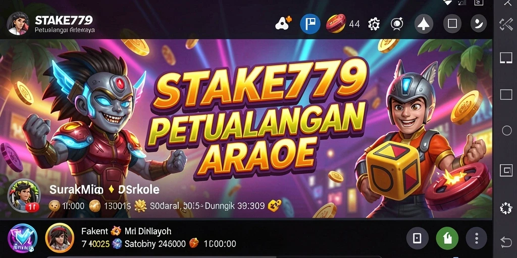 Tampilan gameplay seru dan penuh tantangan di STAKE779.