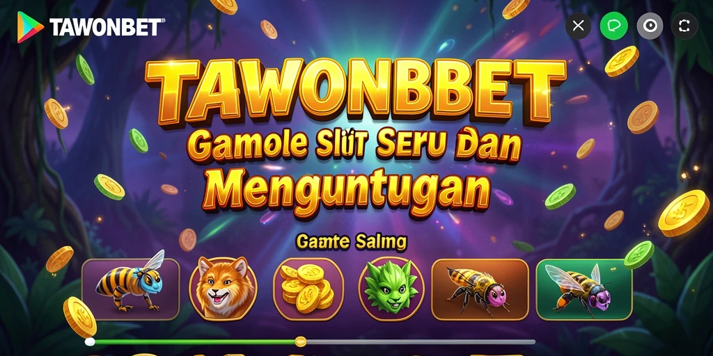 Tampilan menarik dari gameplay Slot TAWONBET dengan fitur bonus.