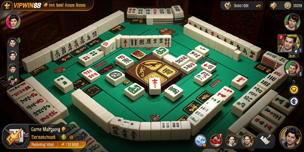 Tampilan gameplay Mahjong yang menarik dalam VIPWIN88.